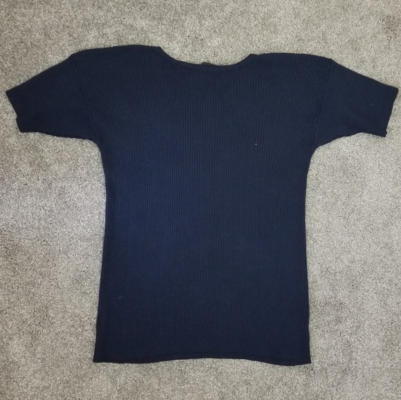 Linda Allen Ellen Tracy Blue Shirt - Picture 2 of 5